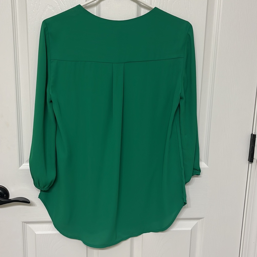 Women’s pleione green blouse - Picture 4 of 5